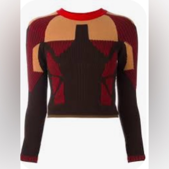 NWT YEEZY Season 3 Cropped Knitted Top M - Picture 1 of 9